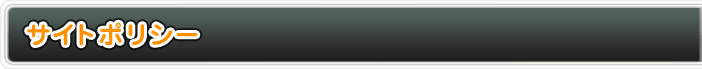 サイトポリシー